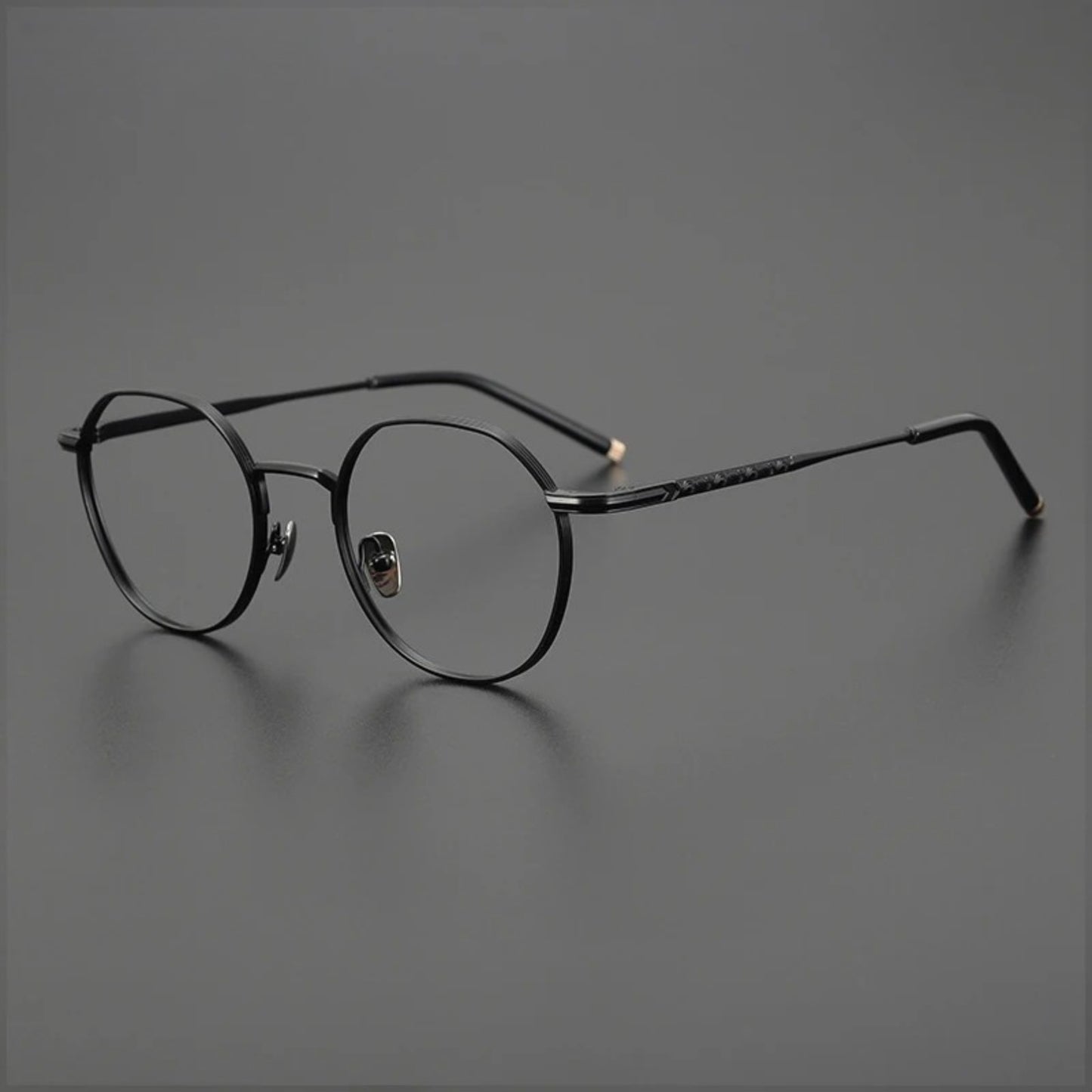 Japanese Titanium Wire Round Eyeglasses