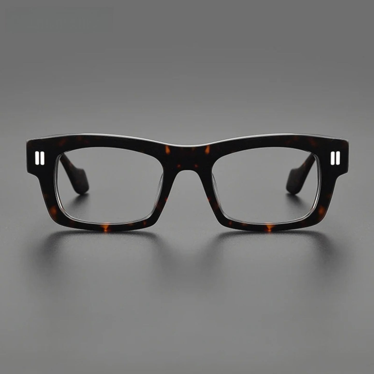 Acetate Chunky Square Eyeglasses