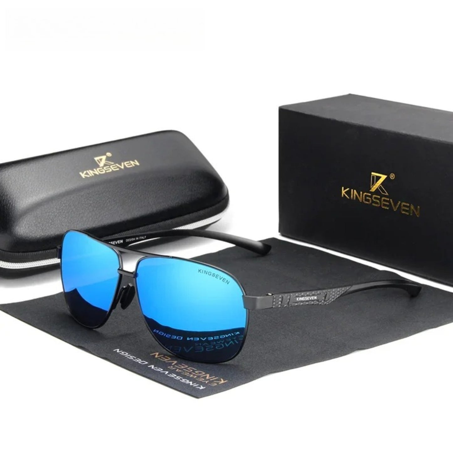 Aluminum Pilot Polarized UV400 Sunglasses