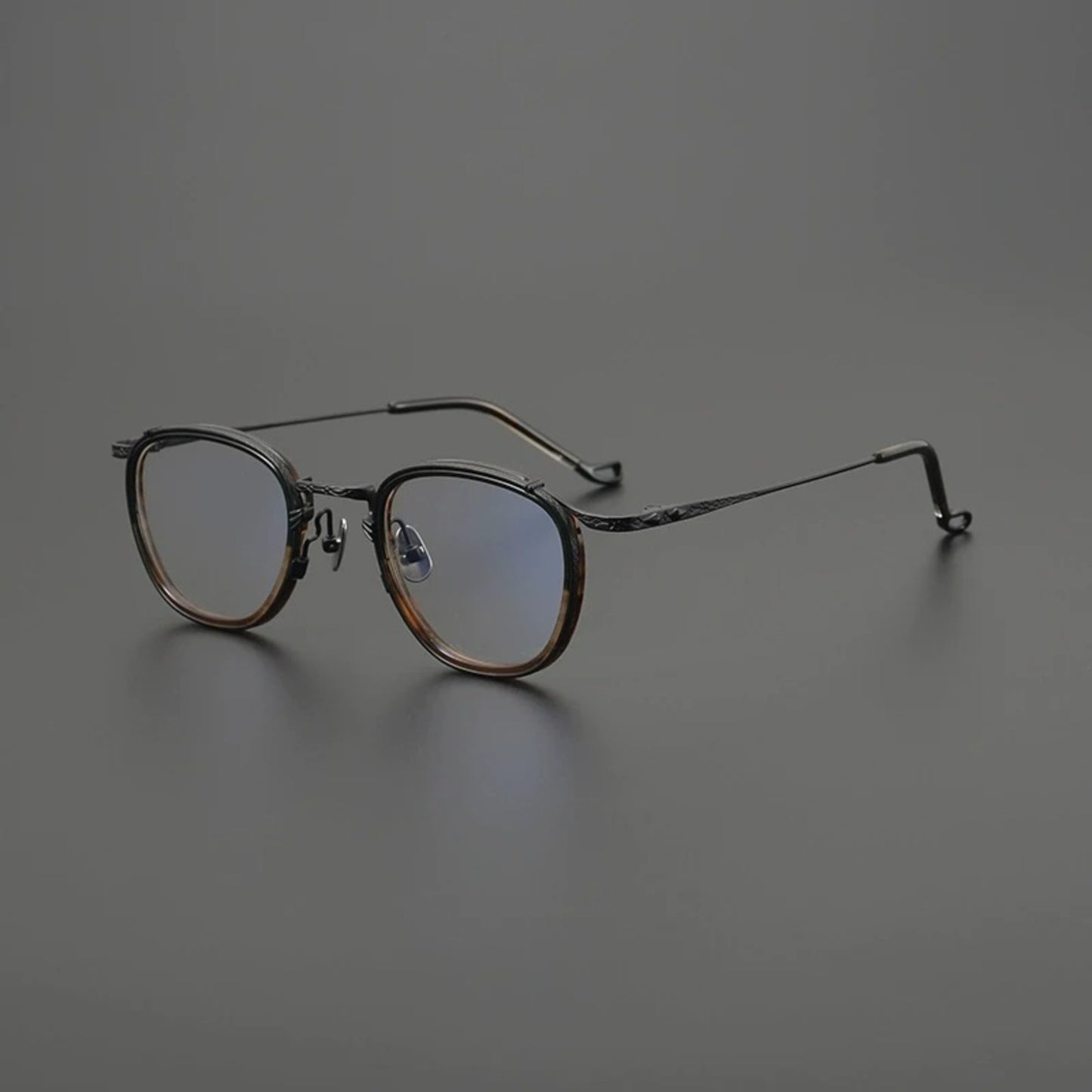 Titanium Round Prescription Eyeglasse