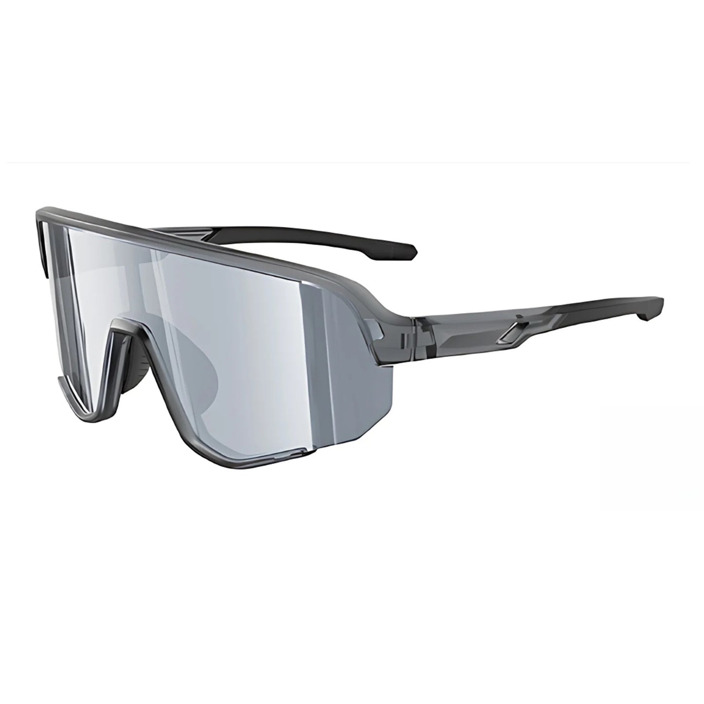 TR90 Shield Sports Sunglasses with PC Cylindrical Lens for Outdoor Sports