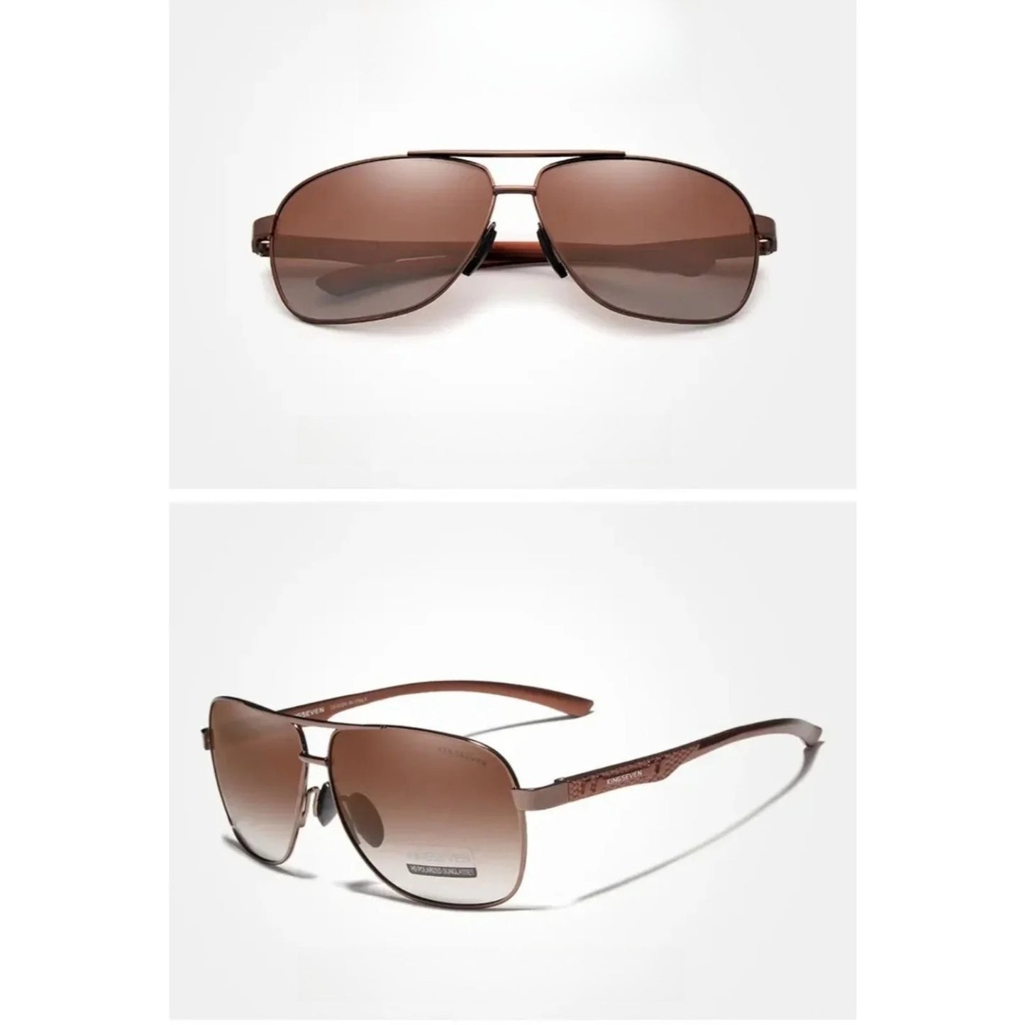 Aluminum Pilot Polarized UV400 Sunglasses