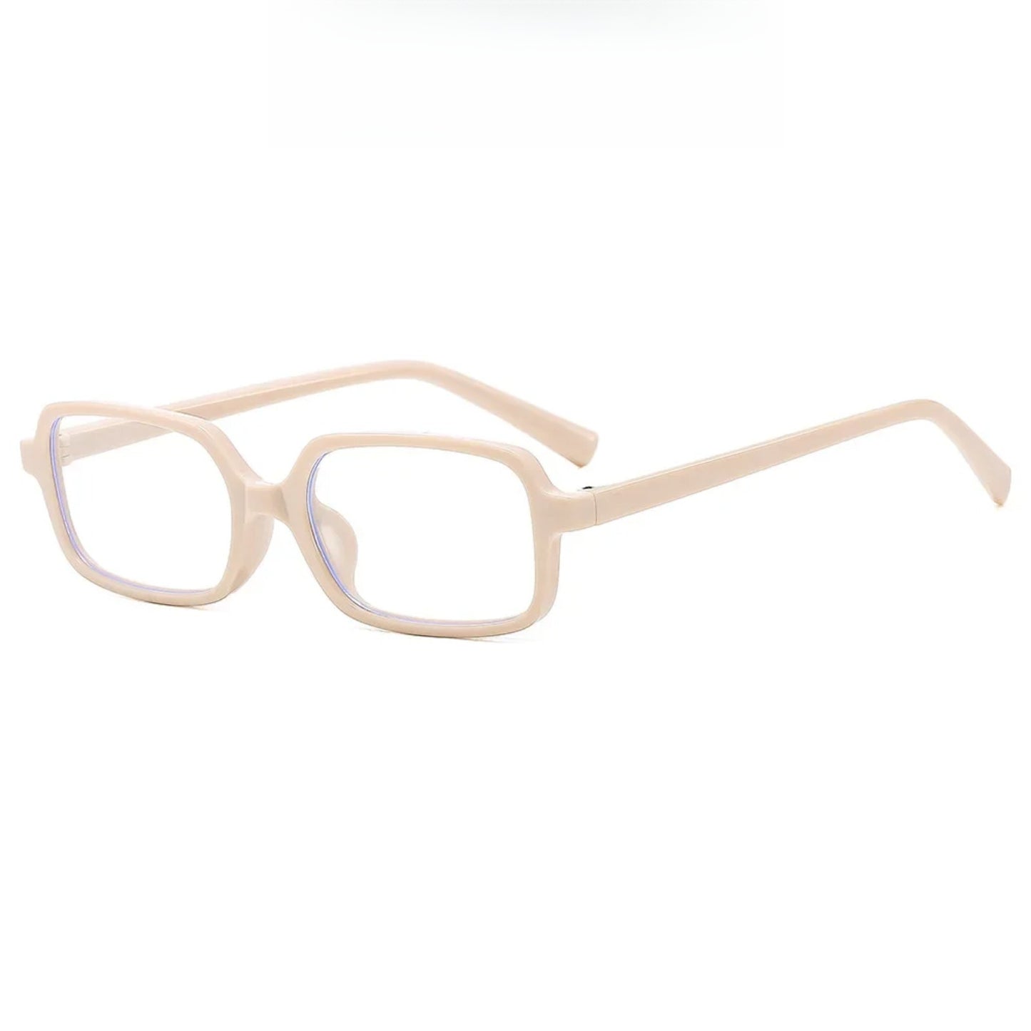 Plastic Small Rectangle Blue Light Glasses