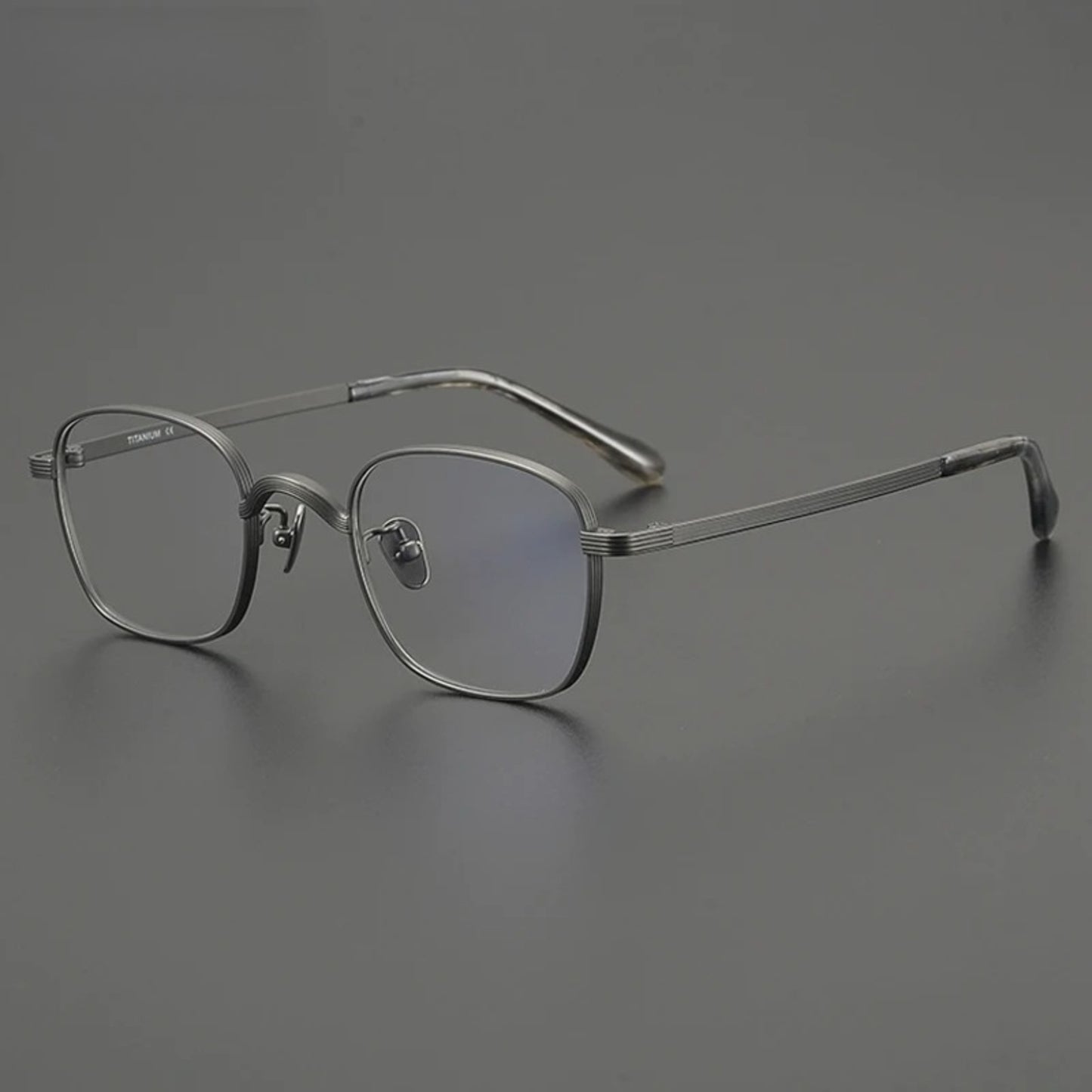 Titanium Square Prescription Eyeglasses