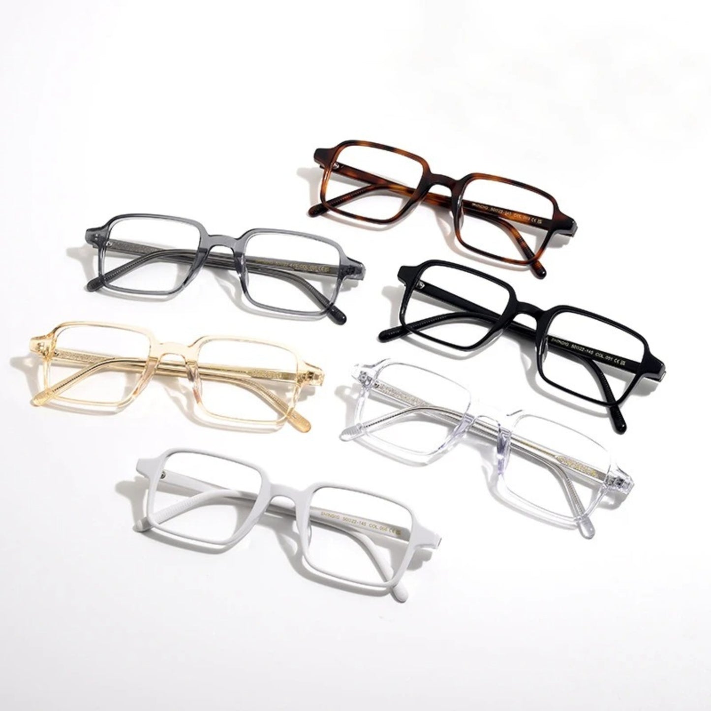 Acetate Tortoise Square Prescription Eyeglasses