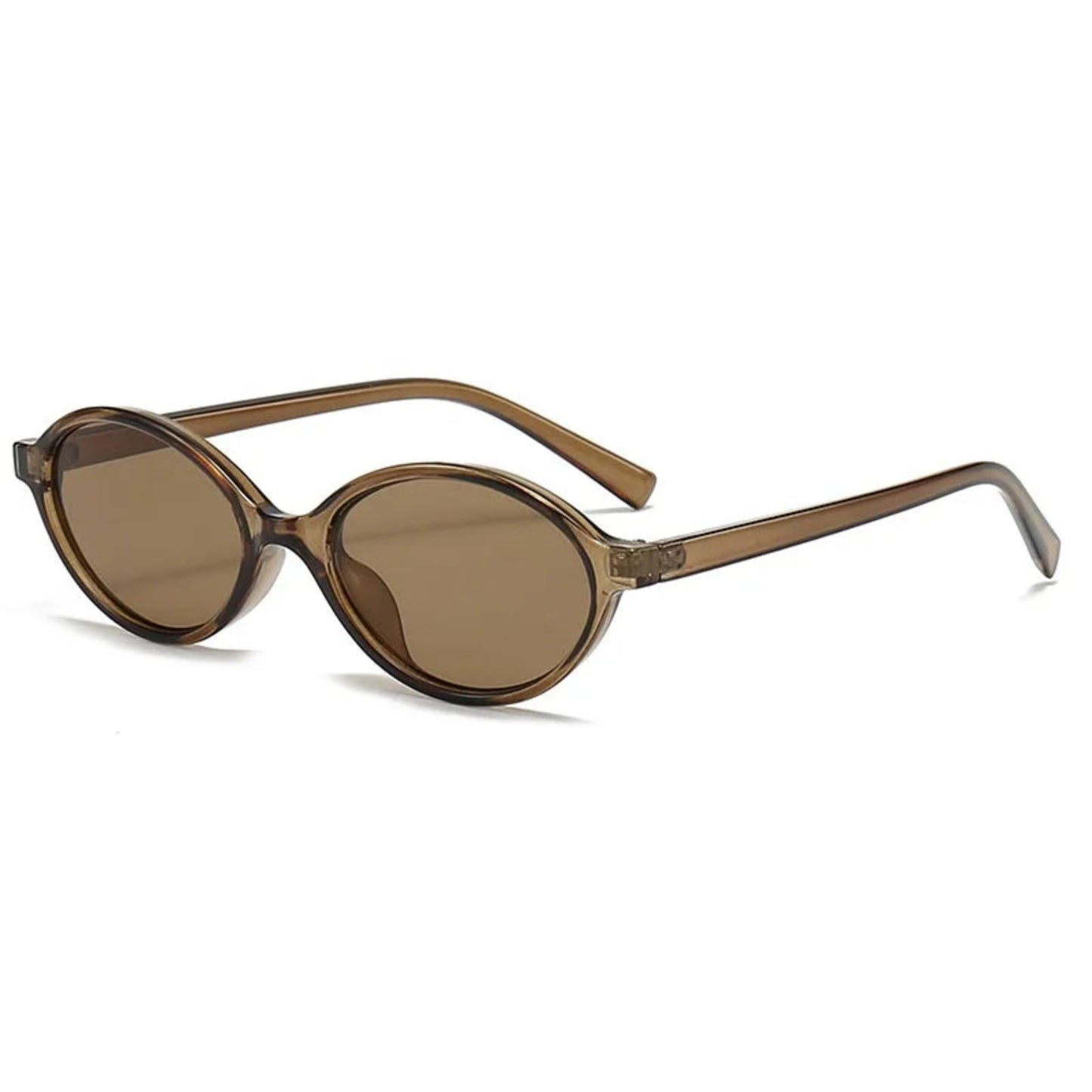 Polycarbonate Small Oval UV400 Sunglasses