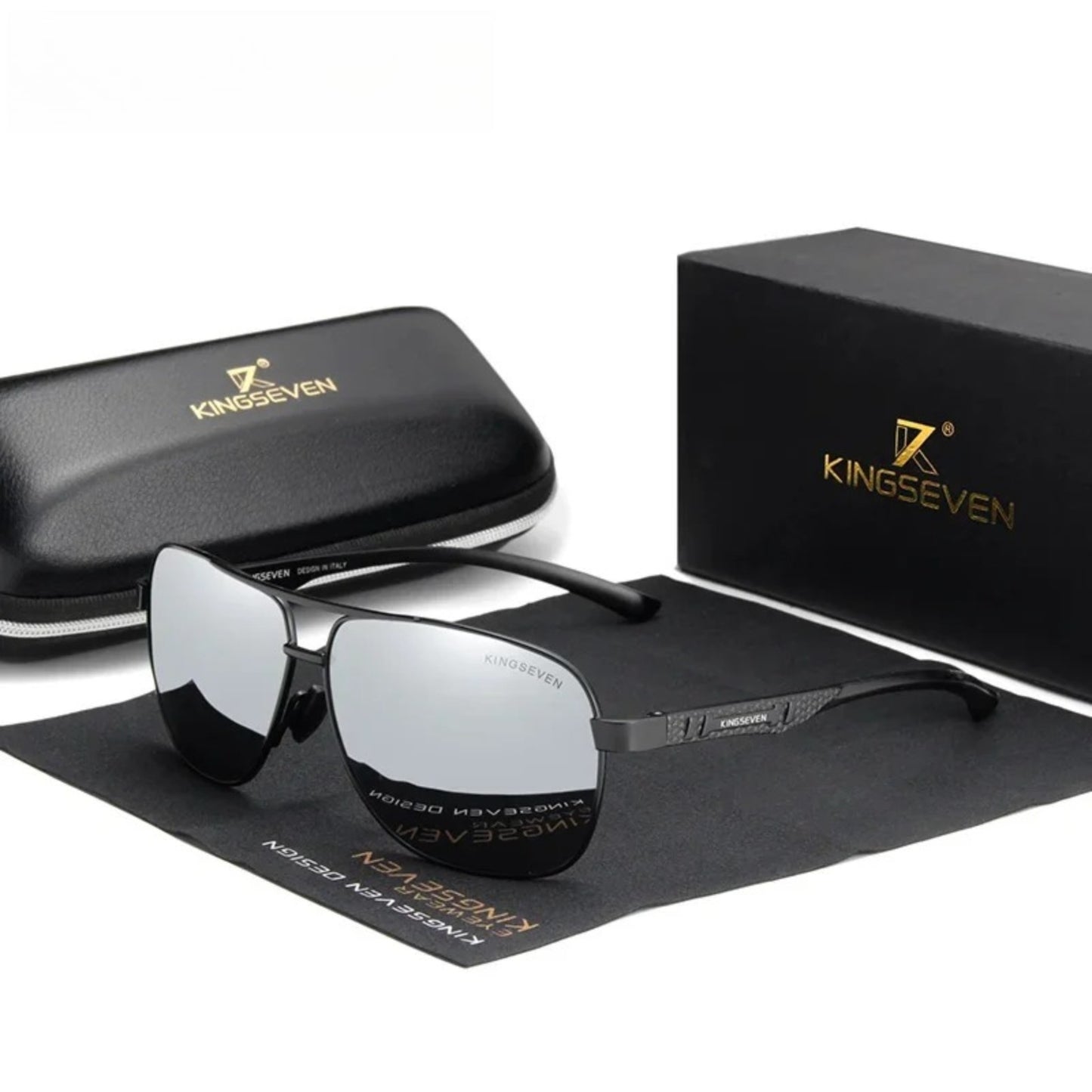 Aluminum Pilot Polarized UV400 Sunglasses