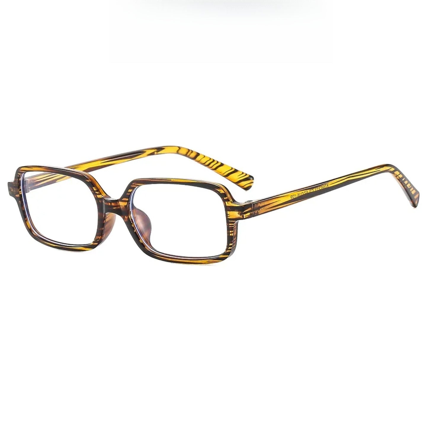 Plastic Small Rectangle Blue Light Glasses