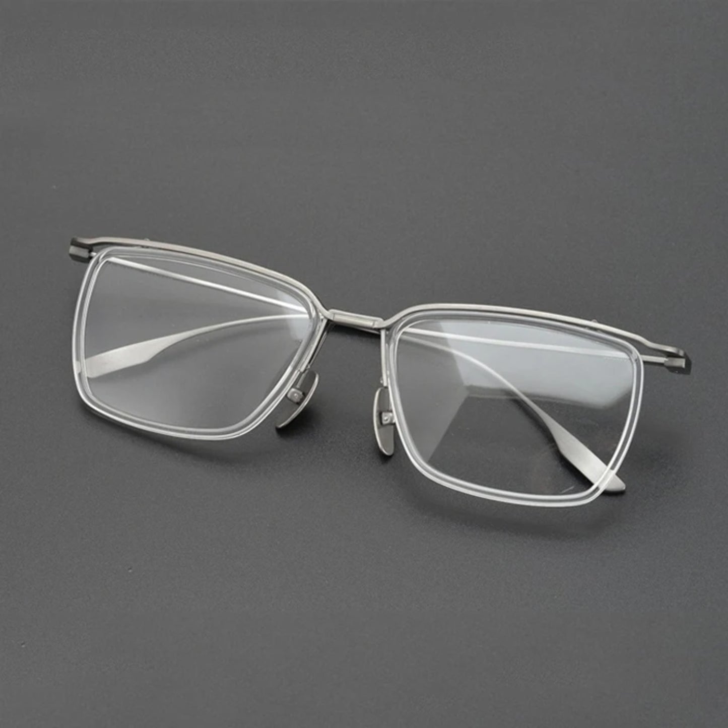 Titanium Square Eyeglasses