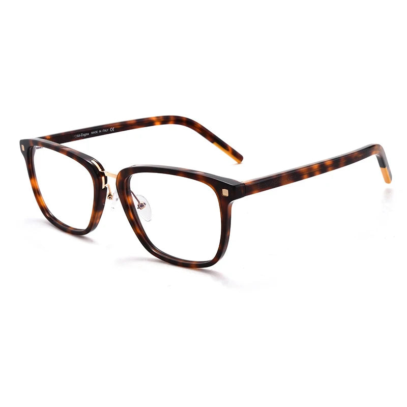 Crystal Acetate Square Eyeglasses