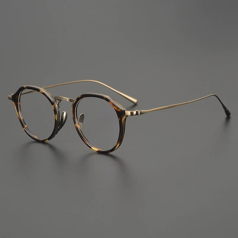 Titanium Windsor Panto Eyeglasses