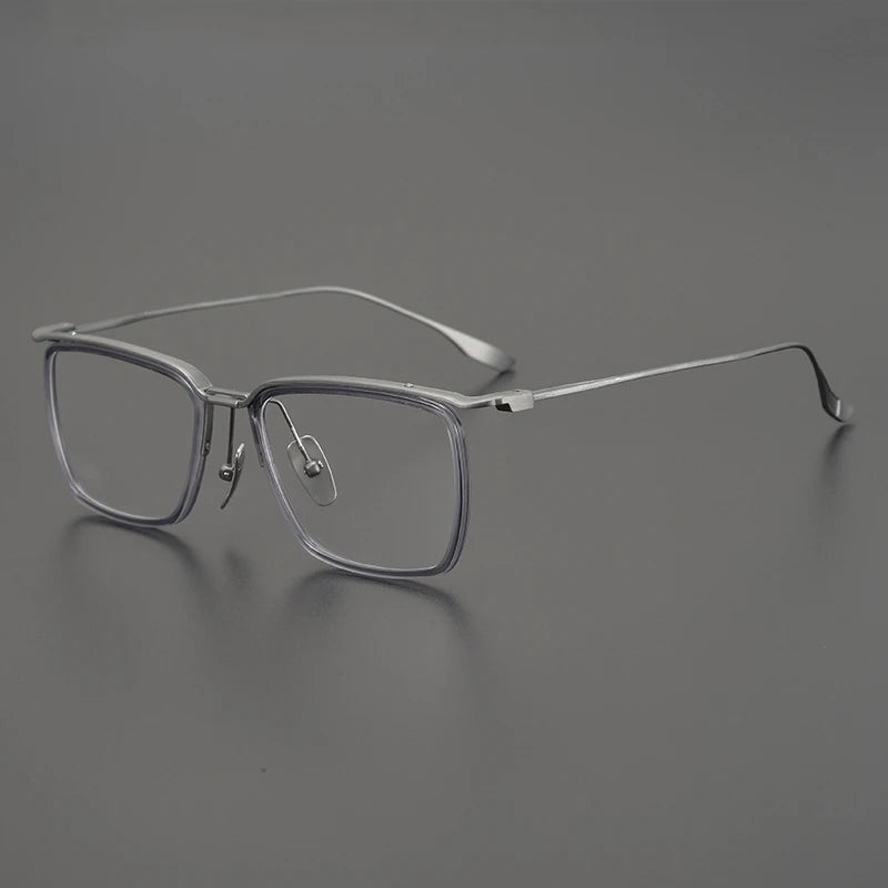 Titanium Square Eyeglasses