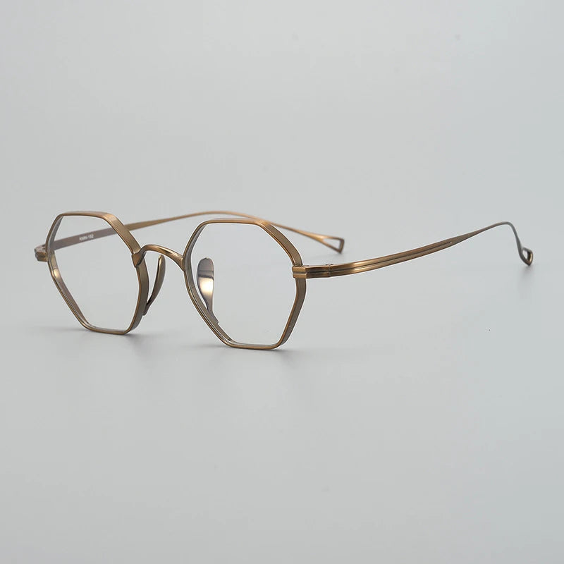 Ultra-Light Titanium Round Eyeglasses