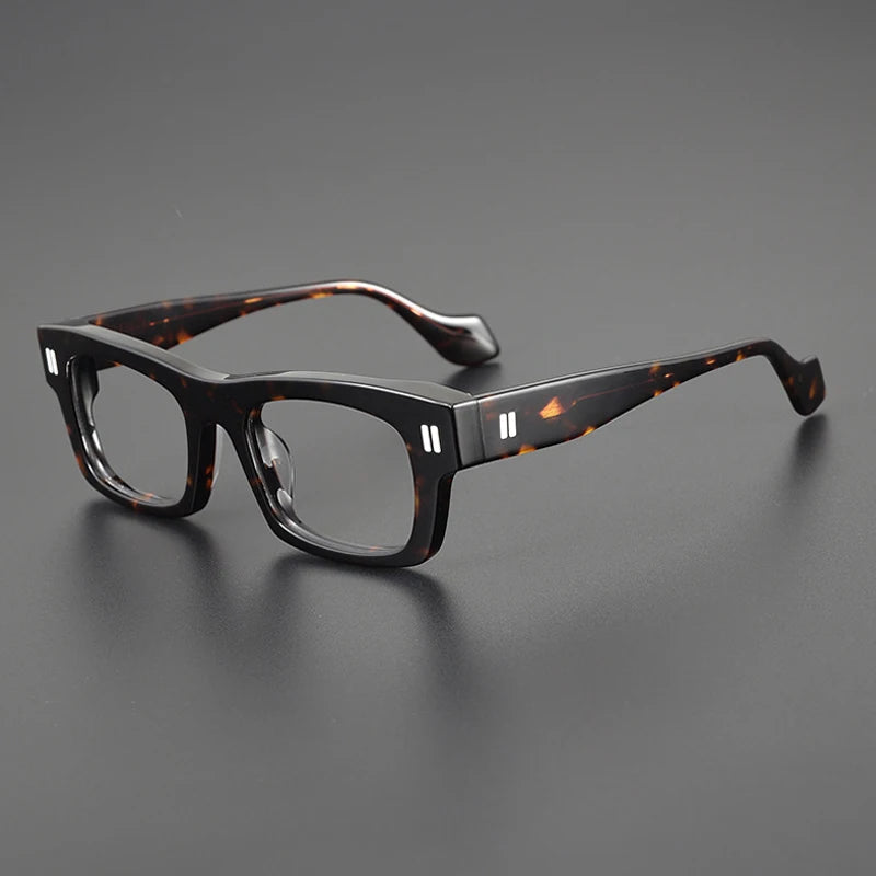 Acetate Chunky Square Eyeglasses