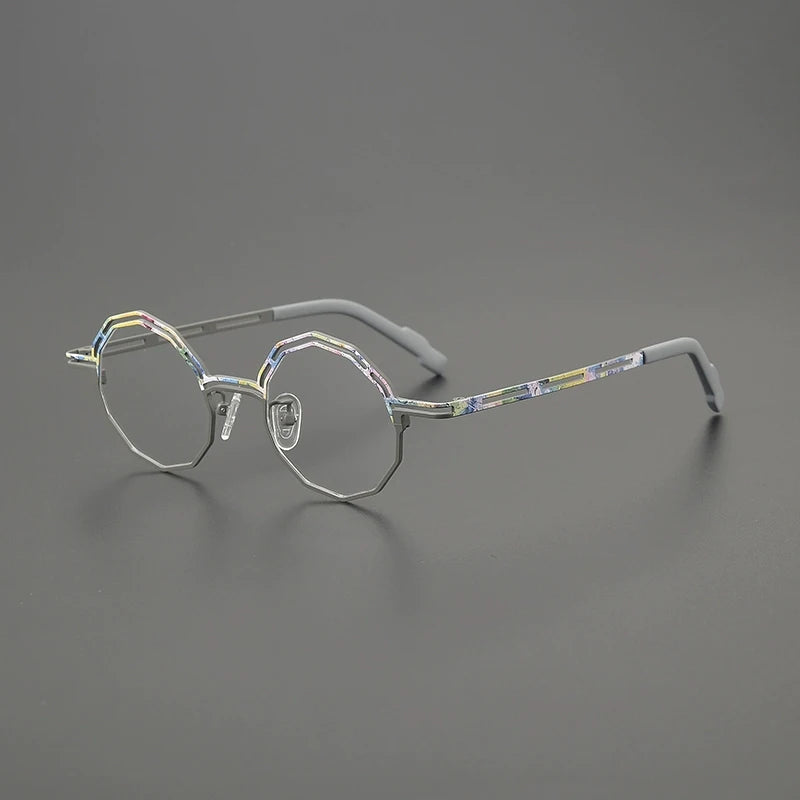 Titanium Round Prescription Eyeglasses