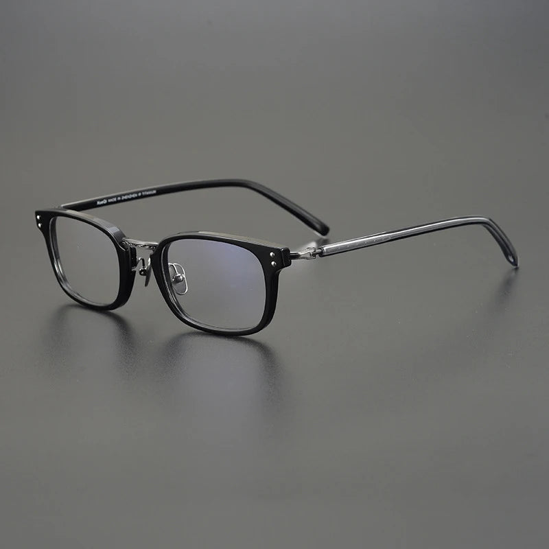 Acetate Slim Square Prescription Eyeglasses