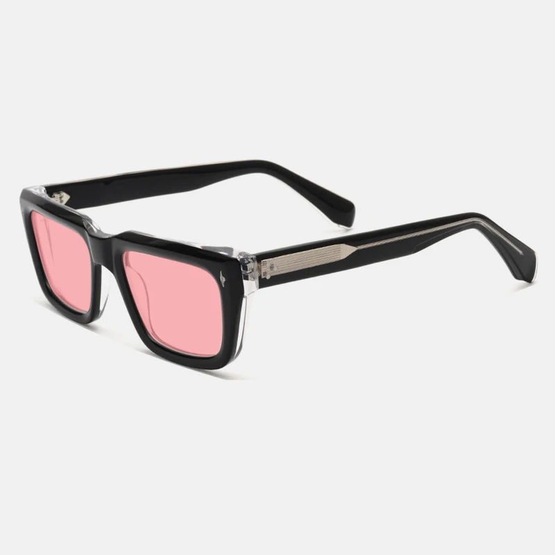 Vintage Polarised Acetate Sunglasses | UV400 | Thick Retro Frame