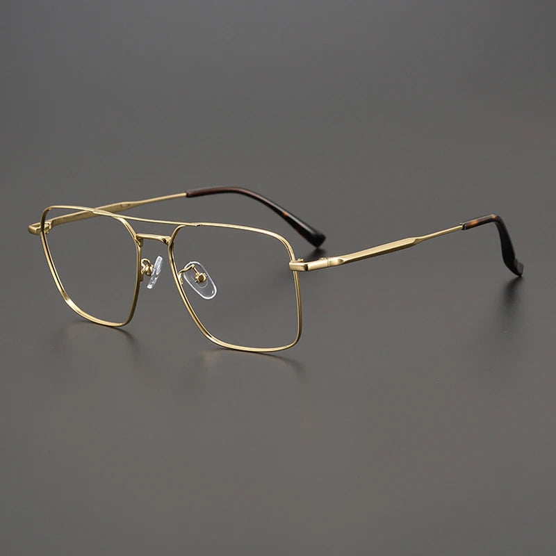 Alloy Geometric Pilot Prescription Eyeglasses