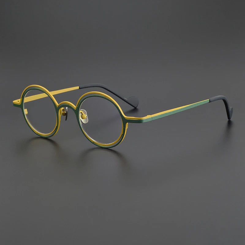 Titanium Round Prescription Eyeglasses