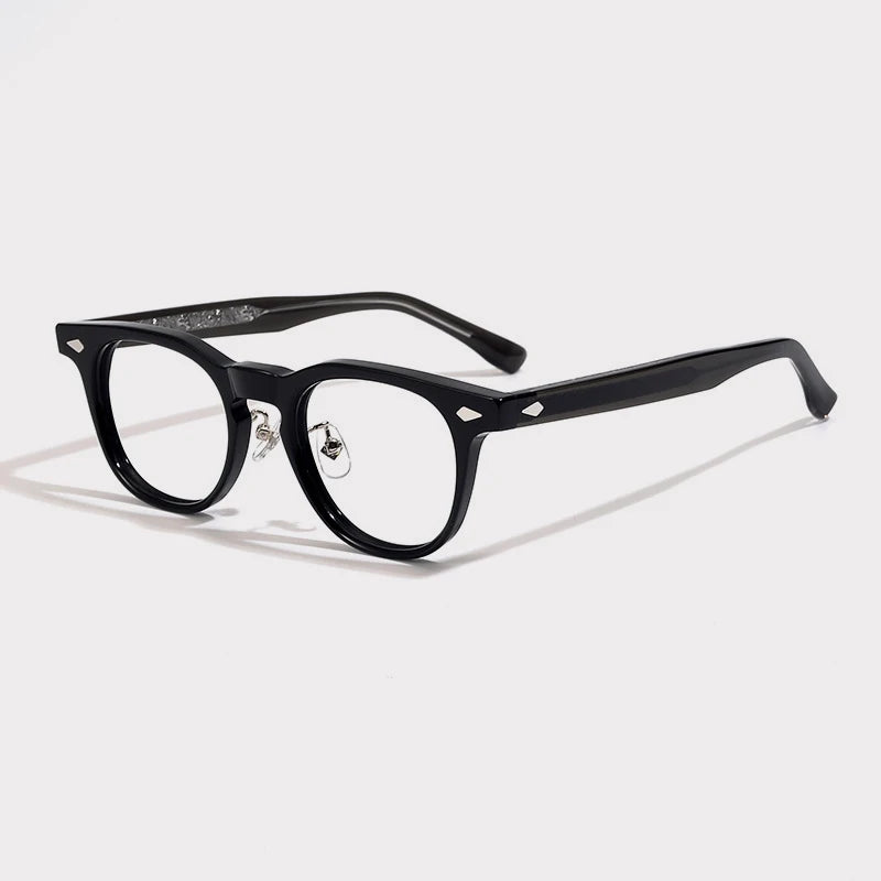 Acetate Keyhole Panto Eyeglasses