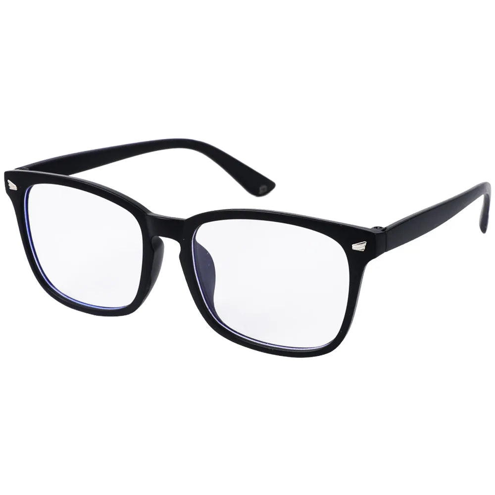 Plastic Black Square Blue Light Glasses