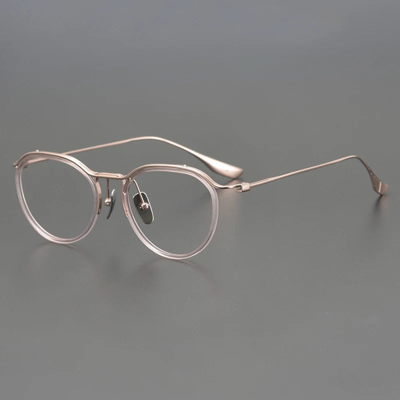 Korean Titanium Windsor Round Eyeglasses