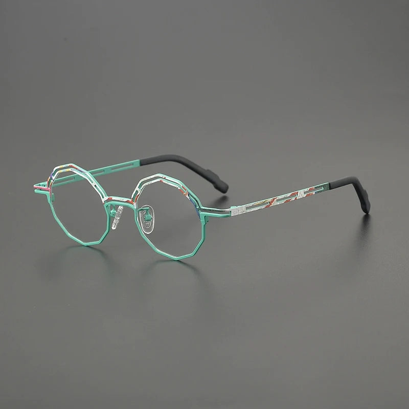 Titanium Round Prescription Eyeglasses