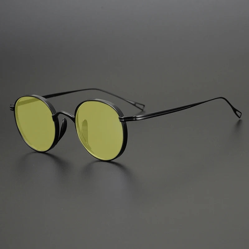Ultra-Light Pure Titanium Polarised Sunglasses | Vintage Round