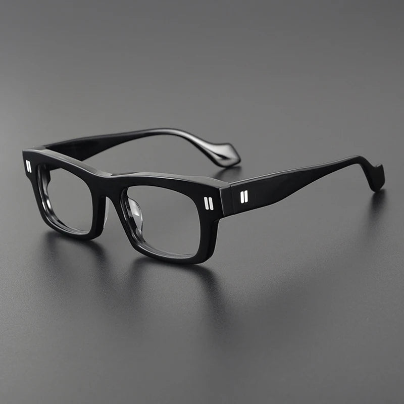 Acetate Chunky Square Eyeglasses