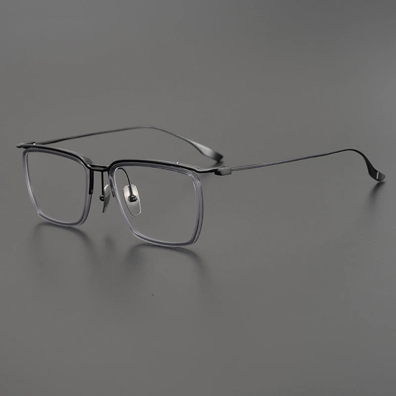 Titanium Square Eyeglasses