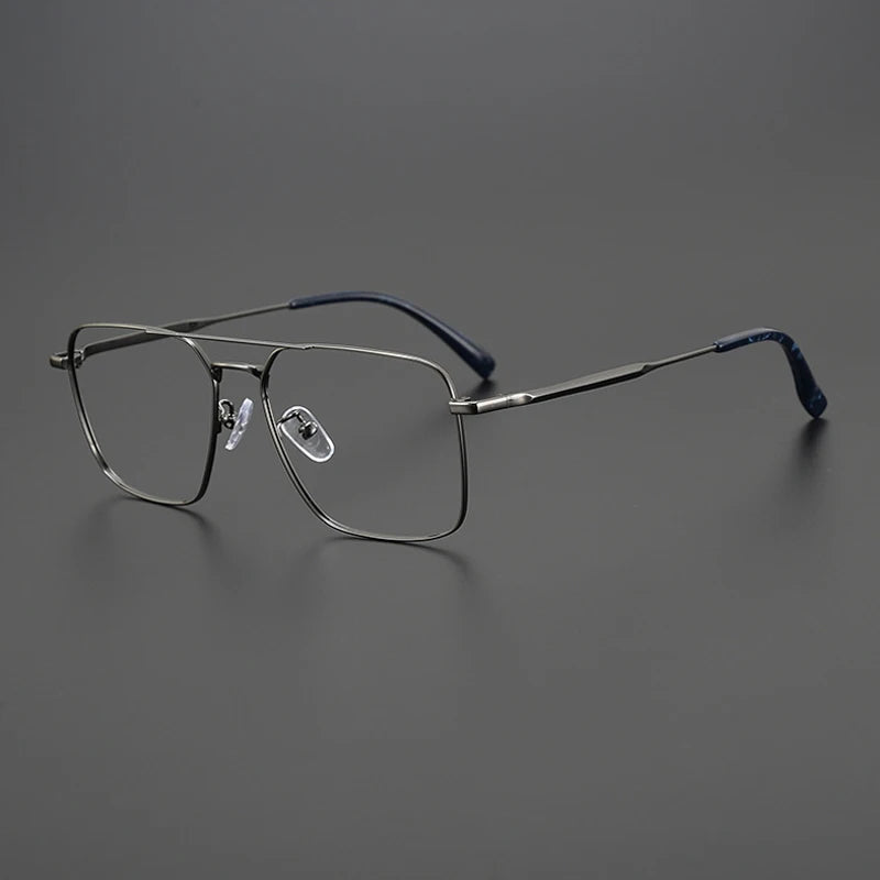 Alloy Geometric Pilot Prescription Eyeglasses