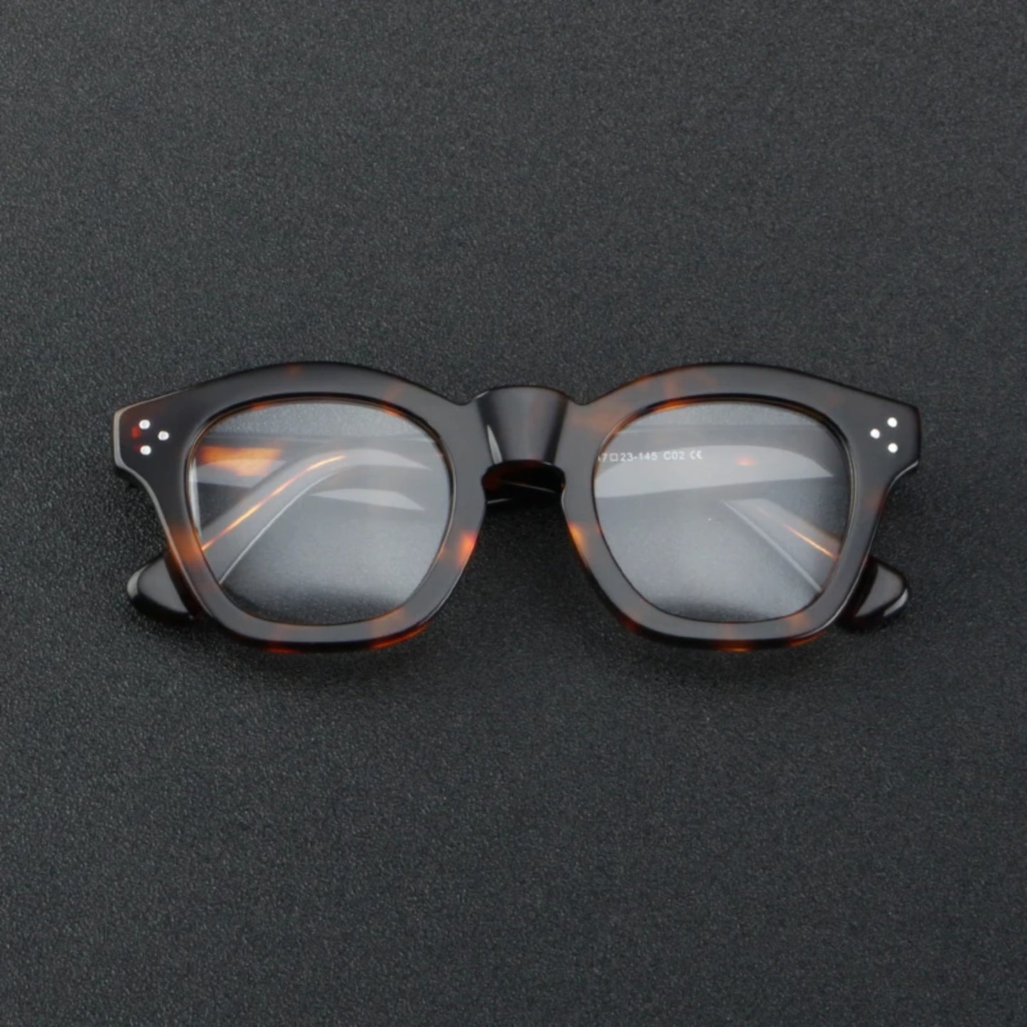 Acetate Small Two-Tone Eyeglasses