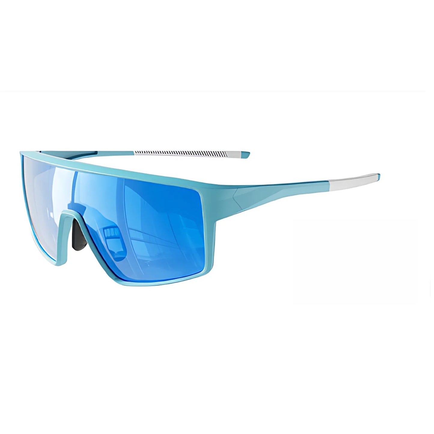 TR90 Windproof Shield Sports Sunglasses with PC Lens for Cycling, Running and Hiking