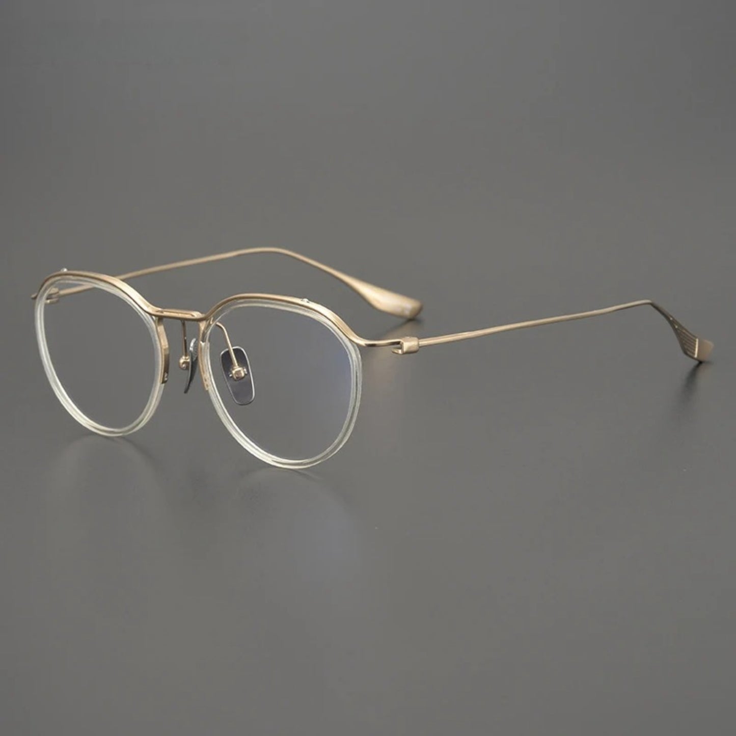 Korean Titanium Windsor Round Eyeglasses