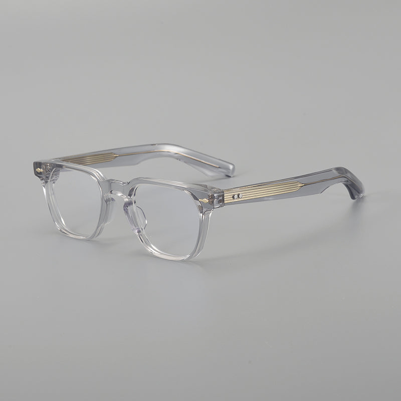 Retro Rectangular Acetate Glasses Frames