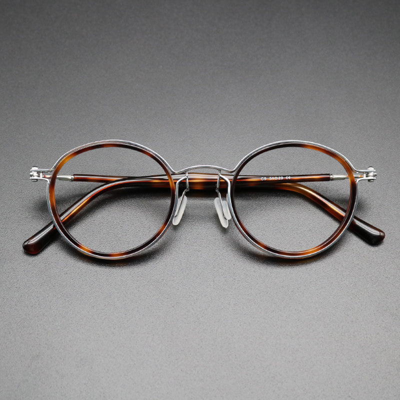 Vintage Round Acetate Glasses Frames
