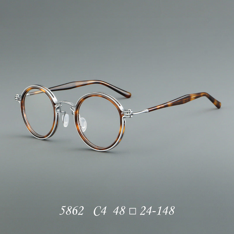 Vintage Round Acetate Glasses Frames