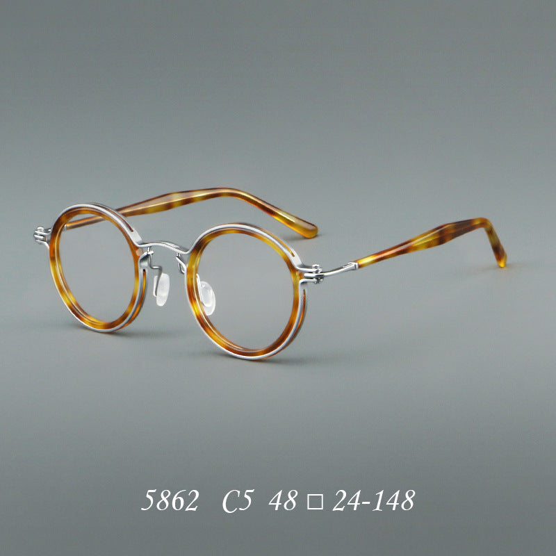 Vintage Round Acetate Glasses Frames