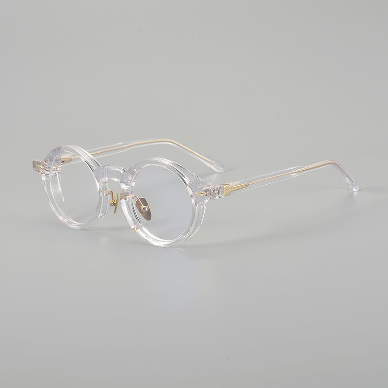 Retro Round Acetate Glasses Frames