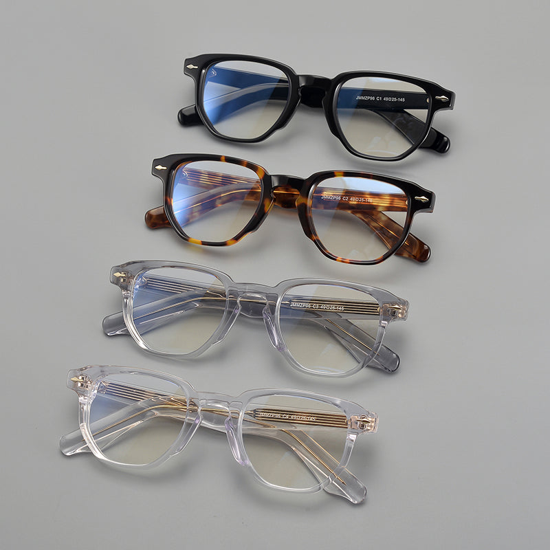 Retro Square Acetate Glasses Frames