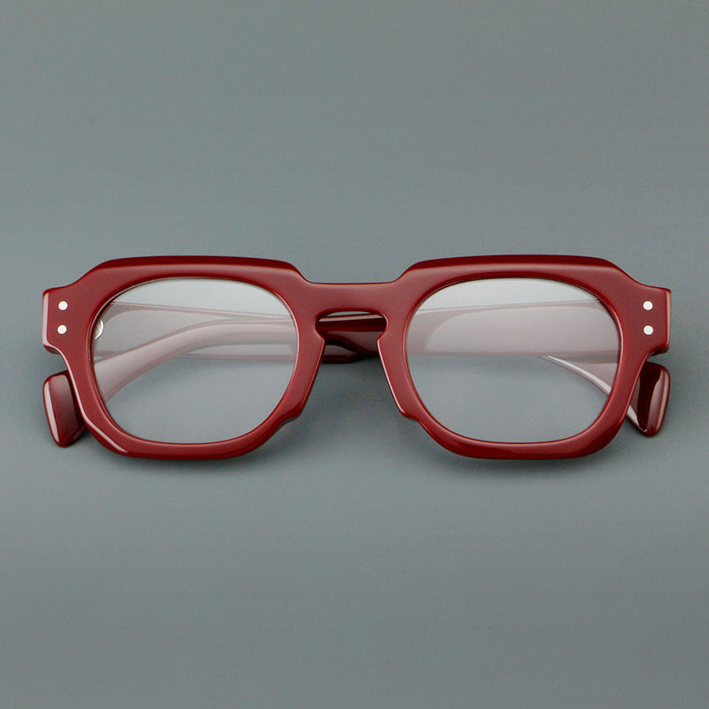 Retro Square Acetate Glasses Frames