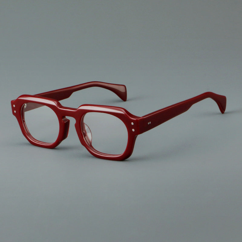 Retro Square Acetate Glasses Frames