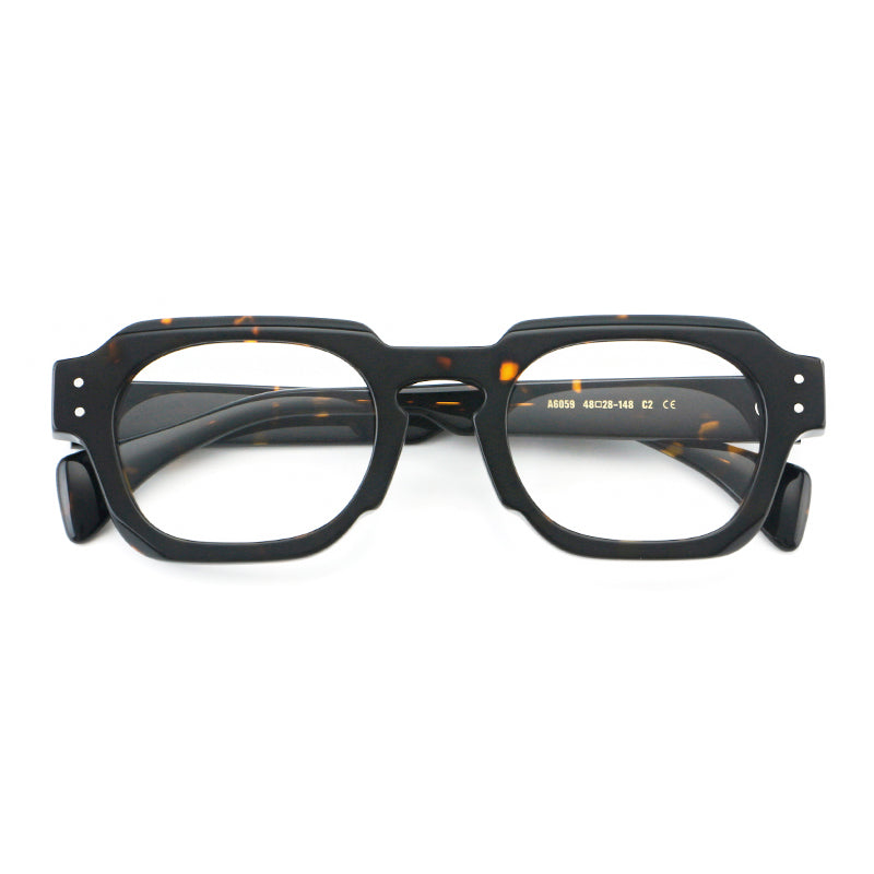 Retro Square Acetate Glasses Frames