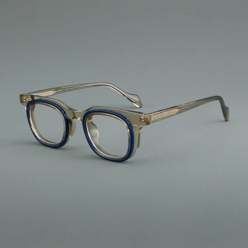 Retro Square Acetate Glasses Frames