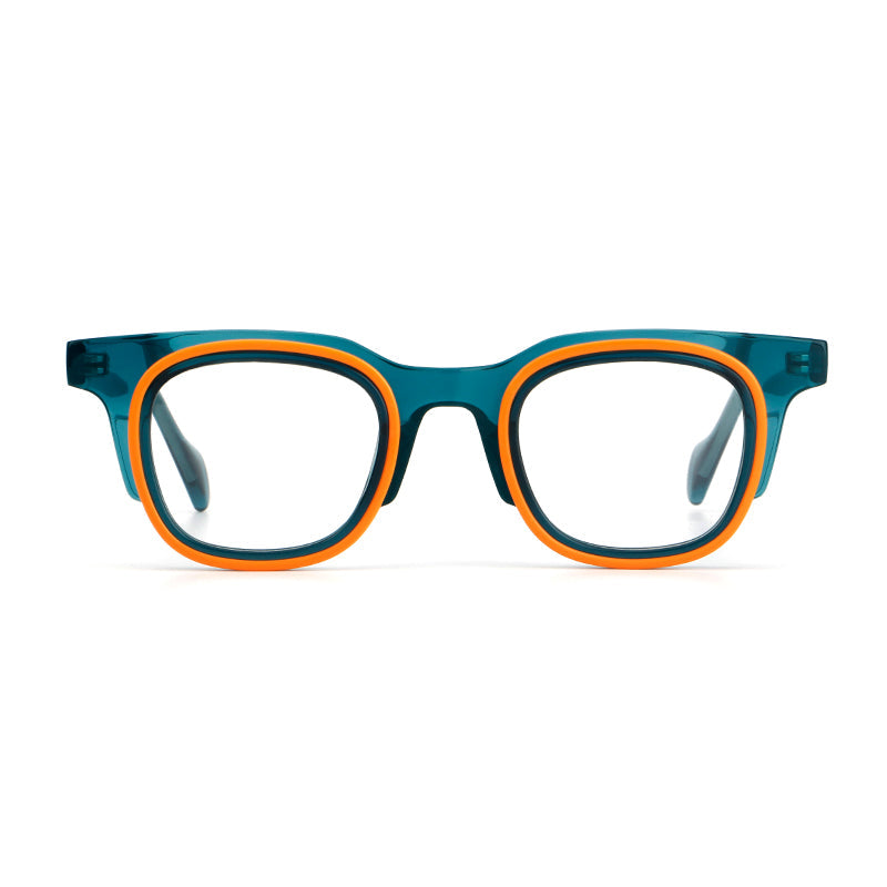 Retro Square Acetate Glasses Frames