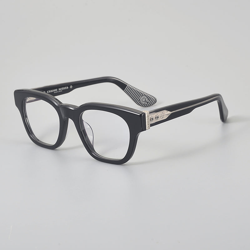 Rectangular Acetate and Titanium Glasses Frames