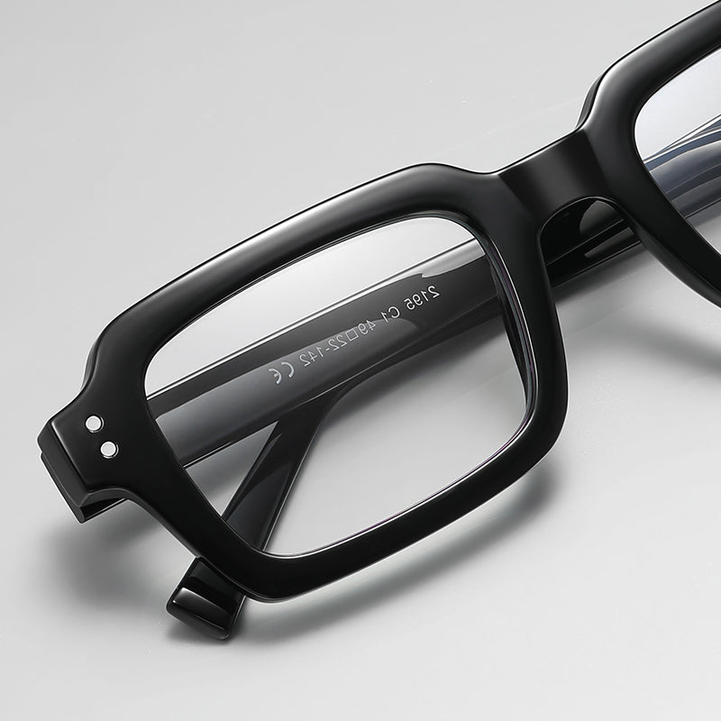 Vintage Black Square Glasses Frames