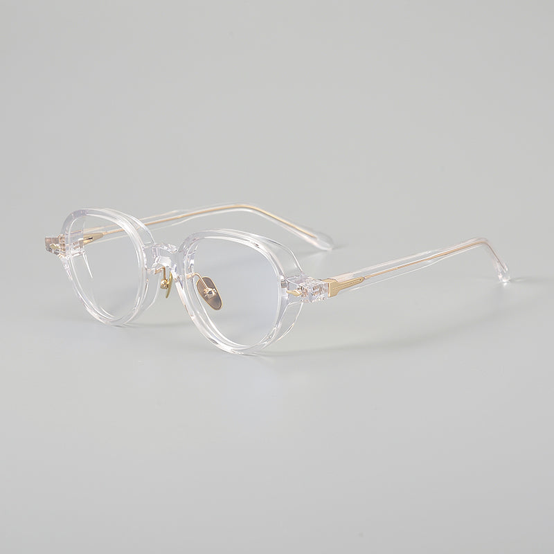 Retro Round Acetate Glasses Frames