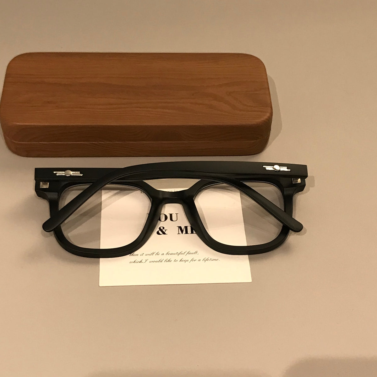 Oversized Square Eyeglass Frames with Thick Rims, Matte, Glossy or Gradient Black