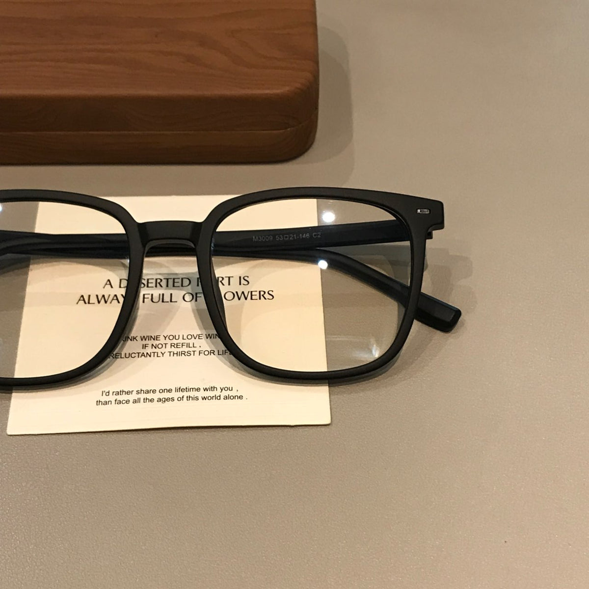 Geometric Square Eyeglass Frames with Angled Corners, Black Finishes or Matte Tortoiseshell